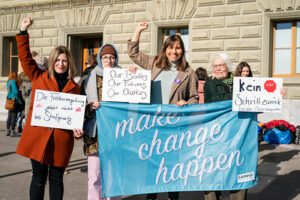 Petitionsübergabe «Meine Gesundheit – Meine Wahl!» - Kein Rückschritt in der Abtreibungsfrage.