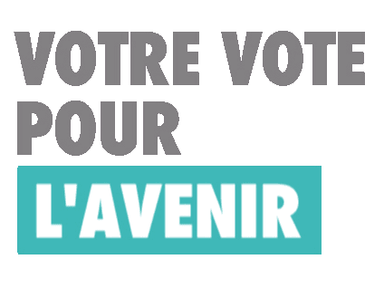 Elections 2023 Titre «Votre Vote Pour l'Avenir» (Animation 4:3)