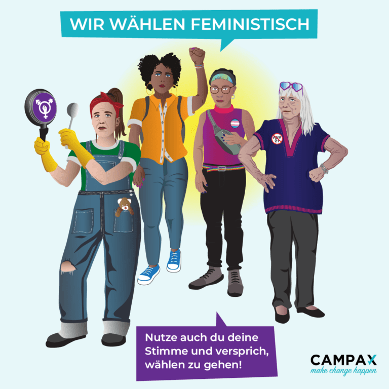 Gleichstellung: feministisch wählen im Oktober 2023