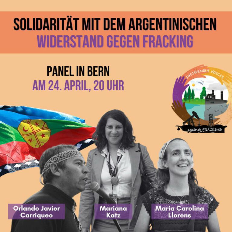Solidaritaet mit argentinischem Widerstand gegen Fracking