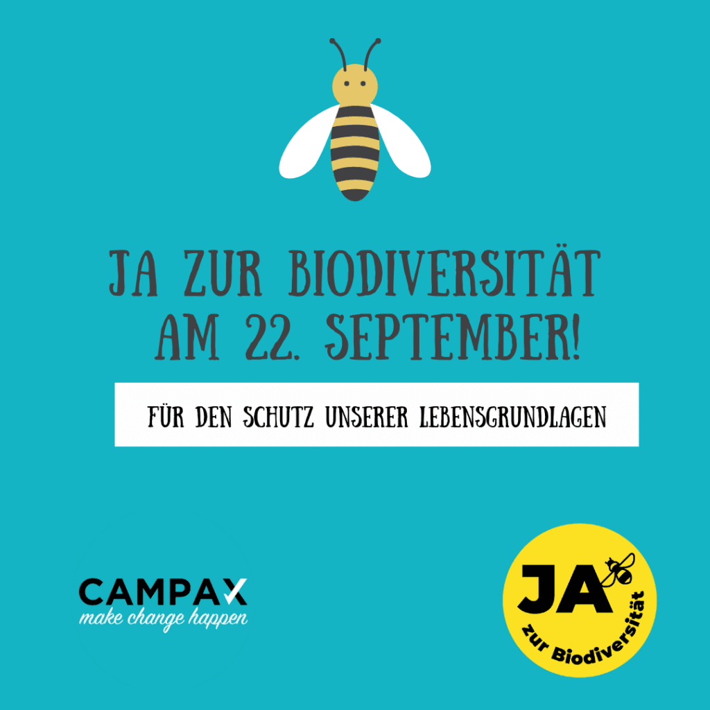 Nationale Abstimmung 22. September 2024: Ja zur Biodiversiktät