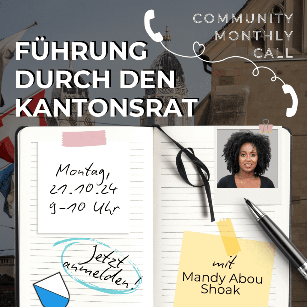 Führung durch den Zürcher Kantonsrat für die Community