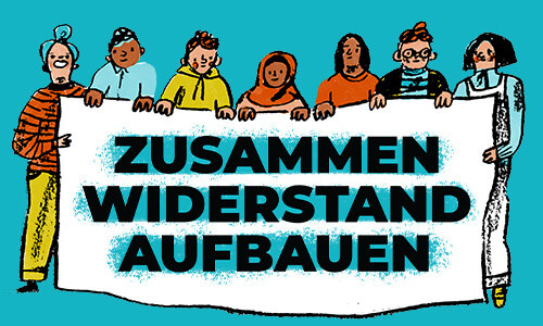 Zusammen Widerstand aufbauen, Spende für Campax.