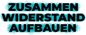 Logo, zusammen Widerstand aufbauen