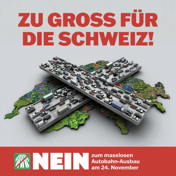 NEIN zum Autobahn-Ausbau 2024