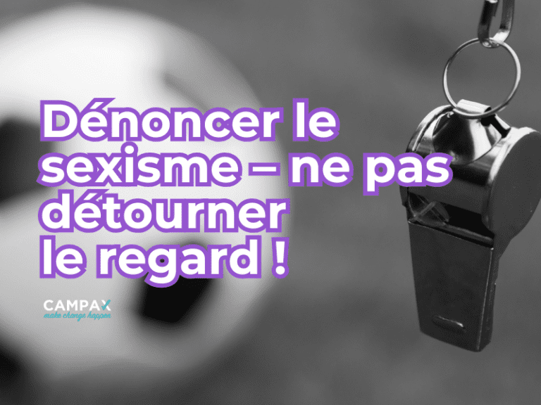 Dénoncer le sexisme !