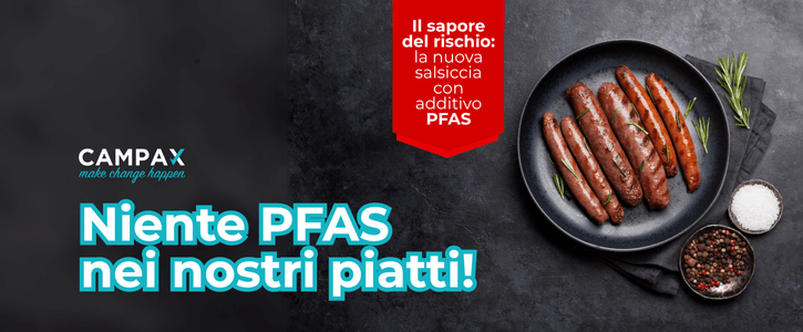 Niente PFAS nei nostri piatti!