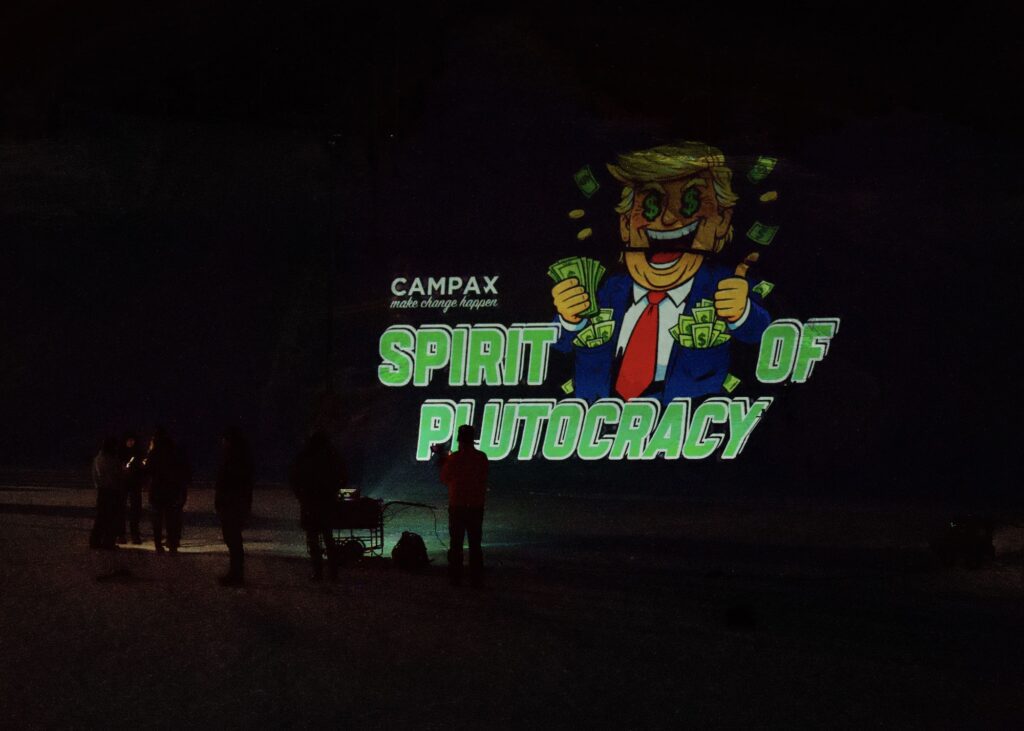 Trump im Davoser Schnee_4